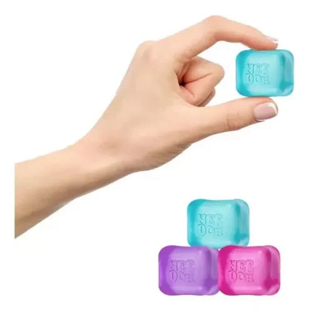 🔥NeeDoh Nice Ice Baby Sensory & Stress Super Solid Squeeze Toy 1.25" BLUE NWT🔥 - Picture 5 of 5